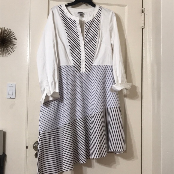 Chelsea28 Dresses & Skirts - NWOT Chelsea 28 Cotton asymmetrical Dress